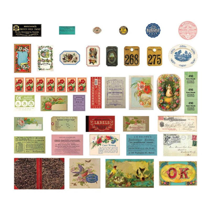 Spellbinders Printed Die Cuts - Coat Check Miscellany, CH-026