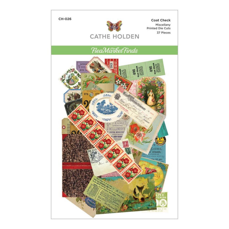 Spellbinders Printed Die Cuts - Coat Check Miscellany, CH-026