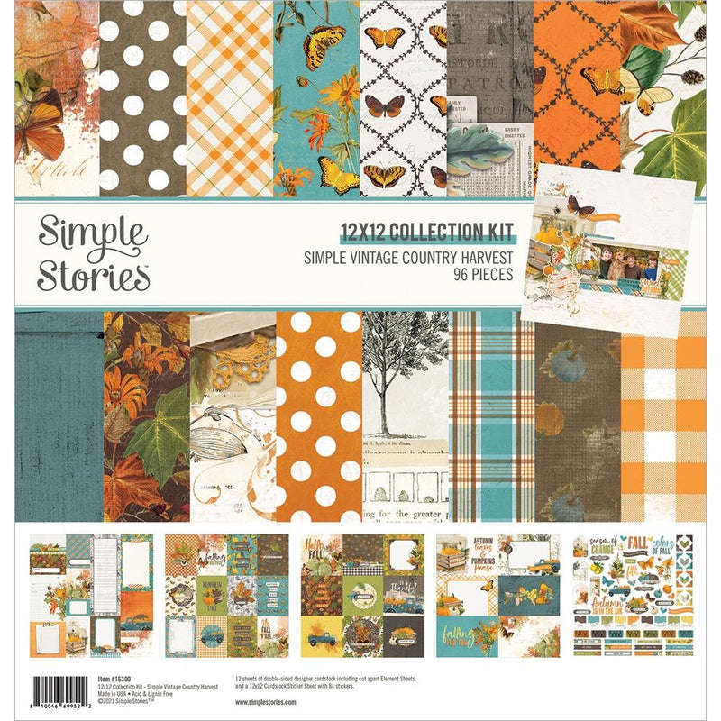 Simple Vintage Country Harvest - 12x12 Collection Kit, CH16300