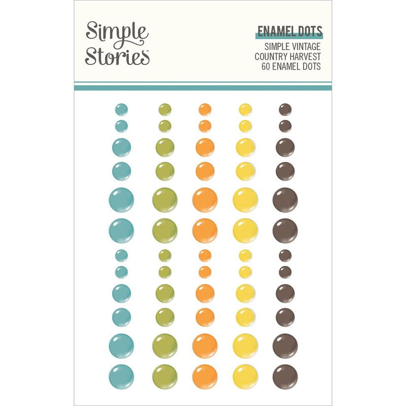 Simple Vintage Country Harvest - Enamel Dots, CH16337