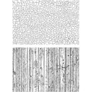 Stampers Anonymous Stamp Set - Craze & Planks, CMS344 Designer: Tim Holtz