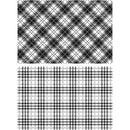 Stampers Anonymous Stamp Set - Perfect Plaids, CMS383 by: Tim Holtz