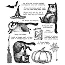 Stampers Anonymous Stamp Set - Snarky Cat Halloween, CMS407 by: Tim Holtz