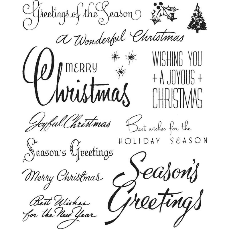 Stampers Anonymous Stamp Set - Christmastime 3, CMS427 Designed by: Tim Holtz