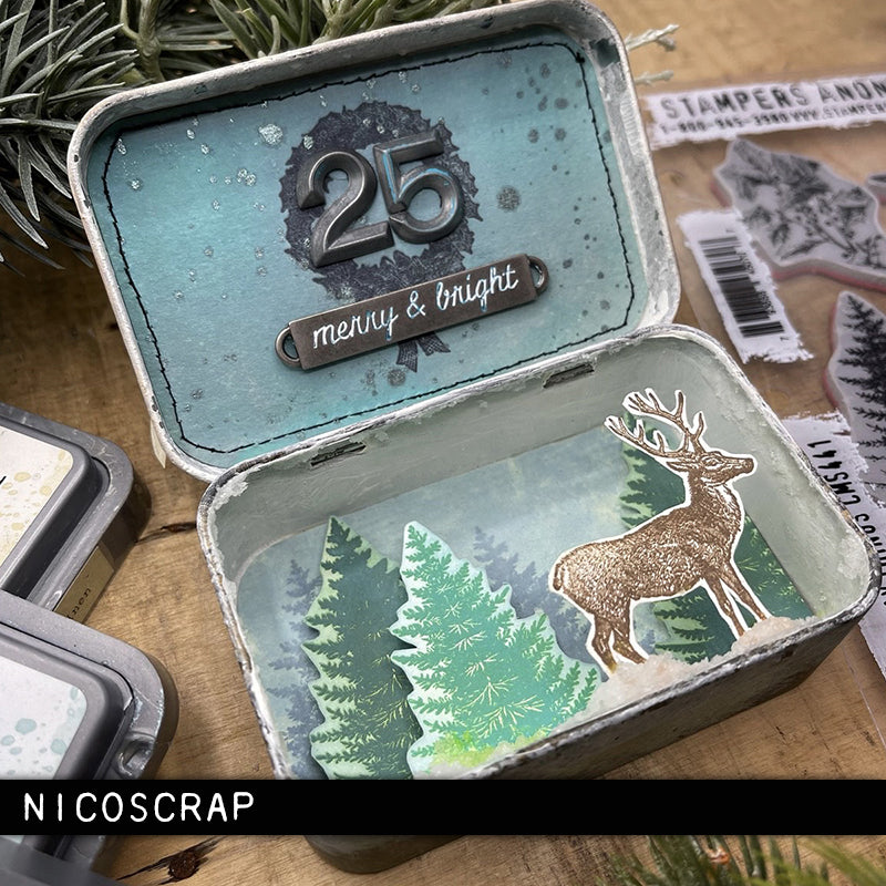 Stampers Anonymous Stamp Set - Holiday Things, CMS441 by: Tim Holtz