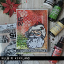 Stampers Anonymous Stamp Set - Jolly Santa, CMS442 by: Tim Holtz