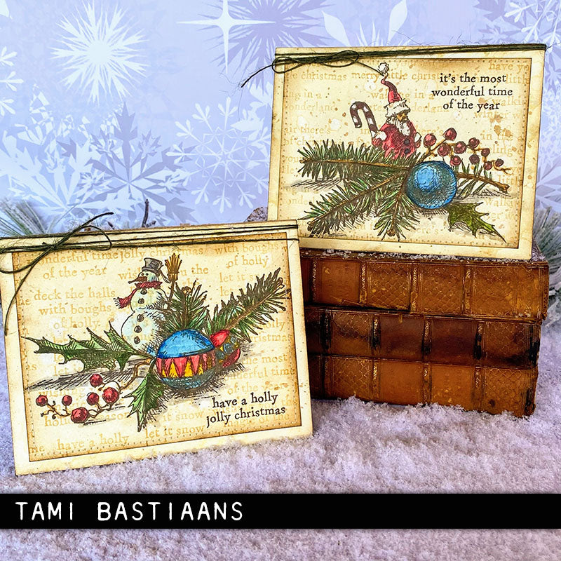 Stampers Anonymous Stamp Set - Cozy Christmas, CMS444 by: Tim Holtz