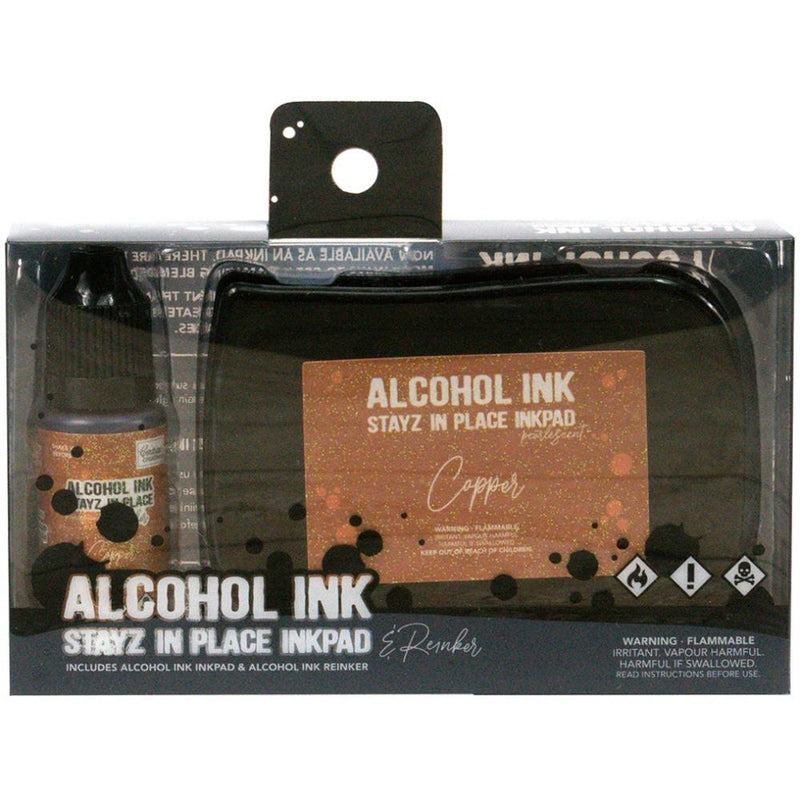 Stayz In Place Alcohol Ink Pad w/Reinker - Copper Pearlescent, CO728169 WAS $9.99
