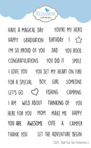 Elizabeth Craft Designs Clear Stamp Set - Build Your Own Sentiments 1, CS139