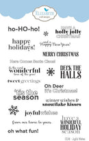 Elizabeth Craft Designs Clear Stamp Set - Joyful Wishes, CS148