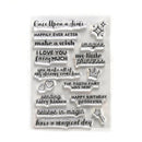 Elizabeth Craft Designs Clear Stamp Set - Once Upon A Time Sentiments, CS184