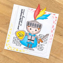 Elizabeth Craft Designs Clear Stamp Set - Prince & Frog Sentiments, CS185