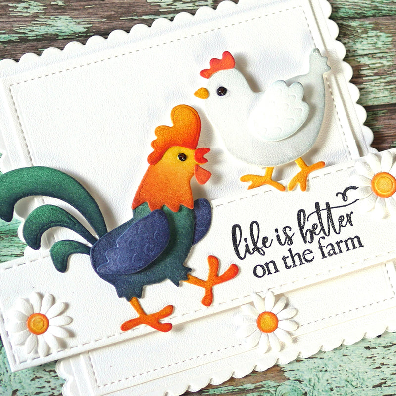 Elizabeth Craft Designs Clear Stamp Set - Life is Better on the Farm, CS221