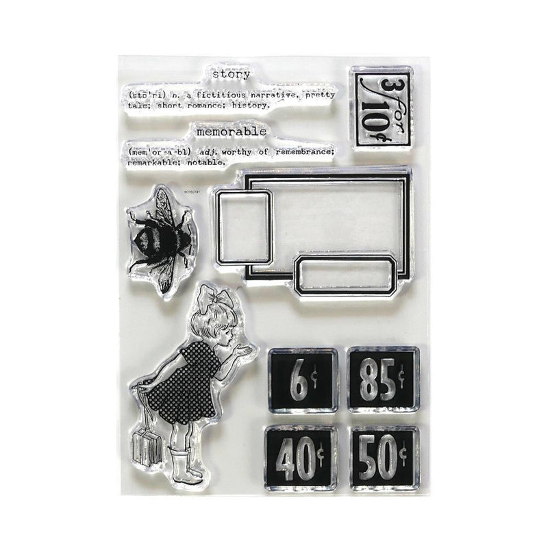 Elizabeth Craft Designs Clear Stamp Set - Memorable, CS234