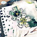 Elizabeth Craft Designs - Florals n' Fabrick Collection - Love Makes a House Home, CS264