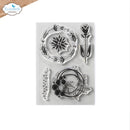 Elizabeth Craft Designs Stamp Set - Florals n' Fabrick Collection - Fun Flourishes, CS267