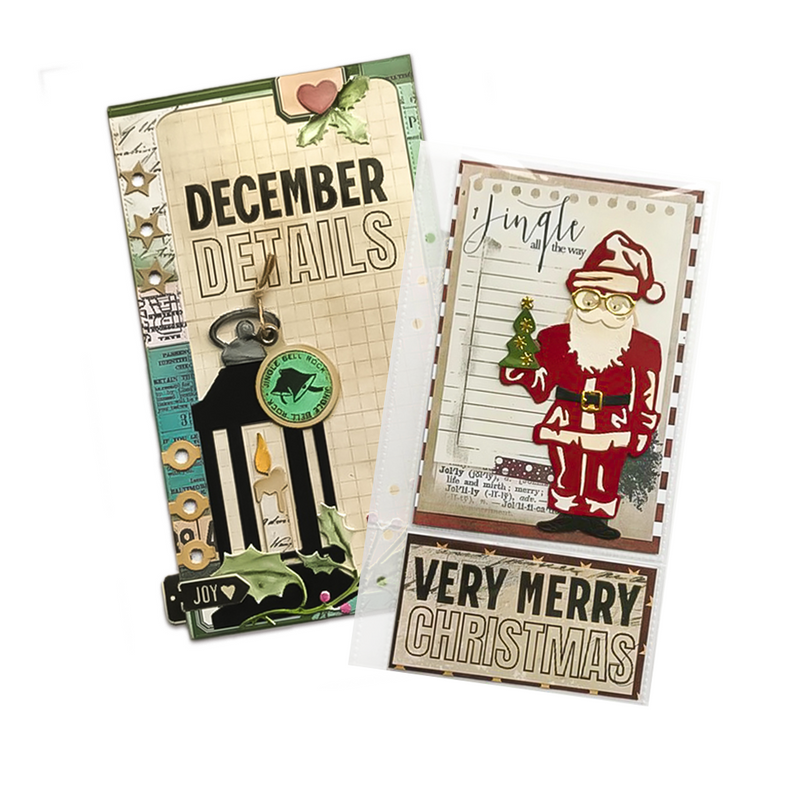 Elizabeth Craft Designs Clear Stamp Set - Christmas Vibes, CS272