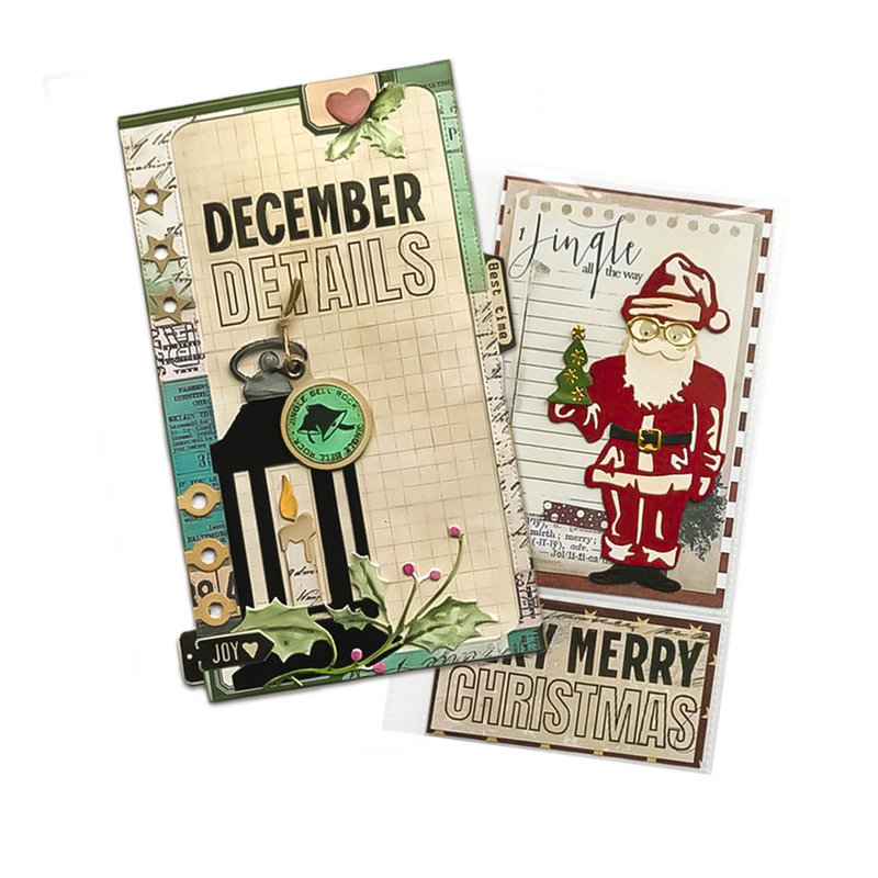 Elizabeth Craft Designs Clear Stamp Set - December Details, CS273