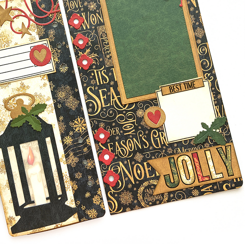 Elizabeth Craft Designs Clear Stamp Set - Peace & Joy, CS275
