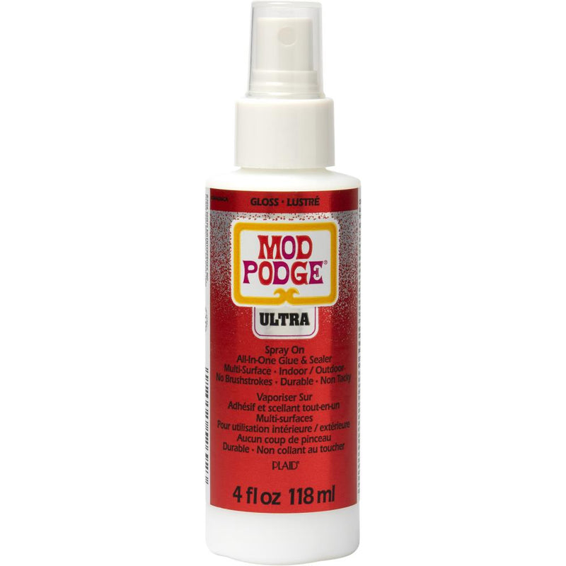 Mod Podge Ultra Gloss 4oz Spray, CS44636C (Used by Daydreams in Paper in The Count – Nightfall Glitter Pumpkins)