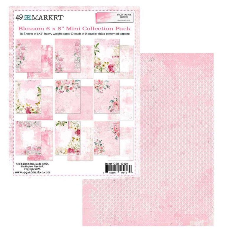 49 & Market 6x8 Mini Collection Pack - Color Swatch: Blossom, CSB40124