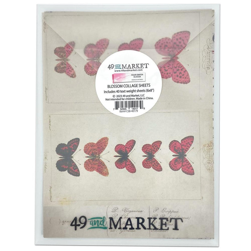49 & Market Collage Sheets 6x8 Set - Color Swatch: Blossom, CSB40179