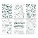 49 & Market Rub-On Transfer Set - Color Swatch: Eucalyptus, CSE39869