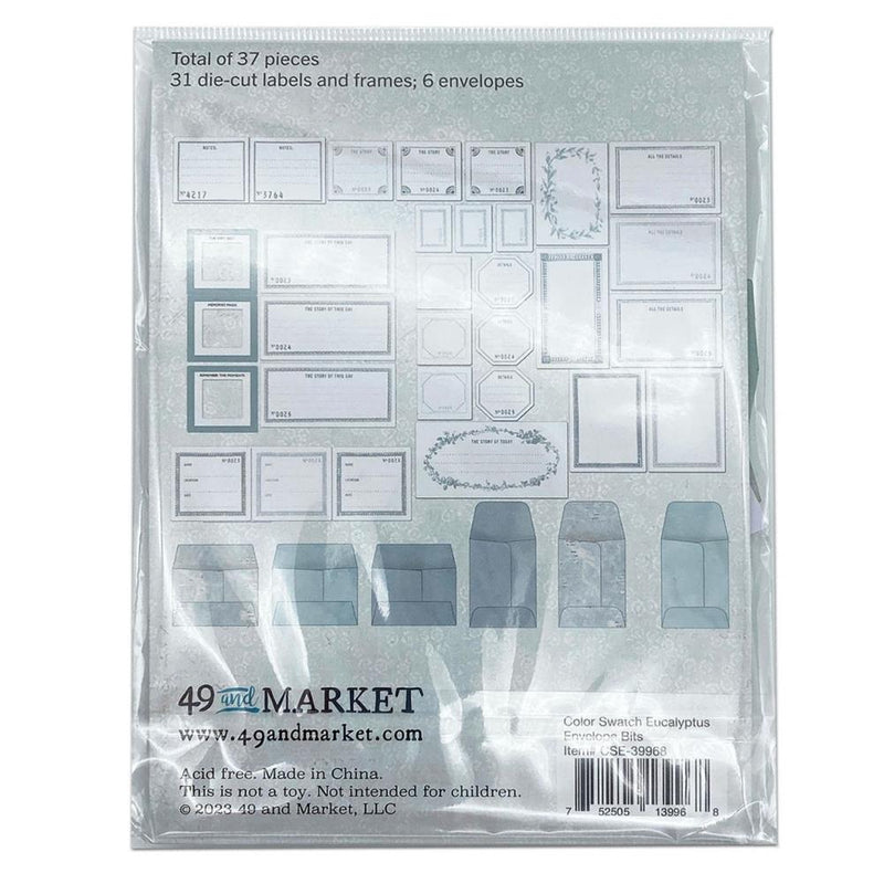 49 & Market Envelope Bits - Color Swatch: Eucalyptus, CSE39968