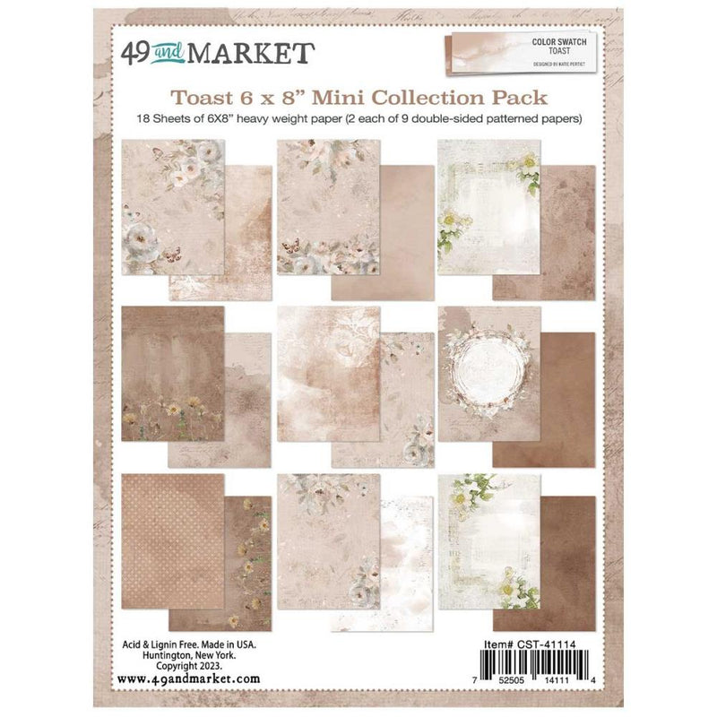49 & Market 6x8 Mini Collection Pack - Color Swatch: Toast, CST41114