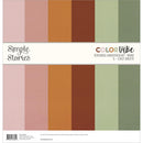 Simple Stories Textured Cardstock Kit 12x12 - ColorVIBE Boho, CV13478