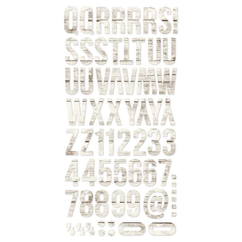Simple Stories Foam Stickers - ColorVIBE - Woods Aspen, CVS13489