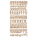 Simple Stories Foam Stickers - ColorVIBE - Woods Hickory, CVS13490