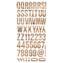 Simple Stories Foam Stickers - ColorVIBE - Woods Hickory, CVS13490