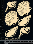 Dusty Attic Chipboard 4x6 - Shells