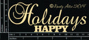 Dusty Attic Chipboard 3x6 - Happy Holidays, DA0535