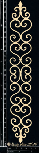 Dusty Attic Chipboard 3x12 - Scroll