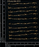 Dusty Attic Chipboard - Mini Barb Wire, DA0694 ~ 4x4