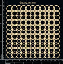 Dusty Attic Chipboard 6x6 - Circle Mesh Small, DA0884