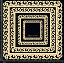 Dusty Attic Chipboard 12x12 - Scroll Frame Set