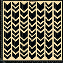 Dusty Attic Chipboard 12x12 - Chevron Panel Large, DA1066