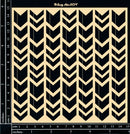 Dusty Attic Chipboard 6x6 - Chevron Panel Small, DA1068