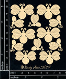 Dusty Attic Chipboard 3x4 - Fire Flies, DA1146