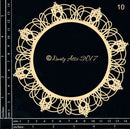 Dusty Attic Chipboard 6x6- Doily