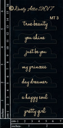 Dusty Attic Chipboard 3x6 - Mini Tabs