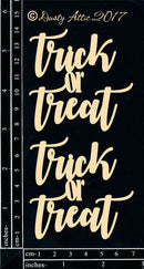 Dusty Attic Chipboard 3x6 - Trick or Treat, DA1861