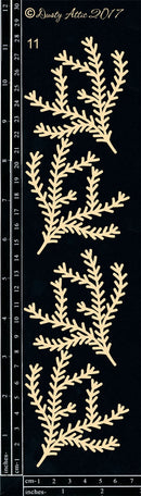 Dusty Attic Chipboard 3x11 - Foliage
