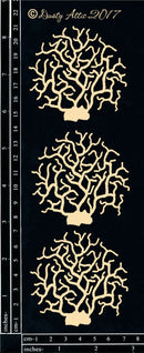 Dusty Attic Chipboard 3x8 - Coral