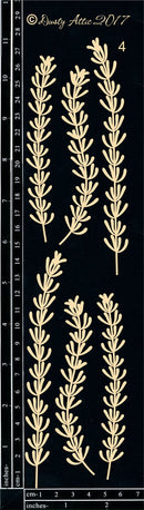 Dusty Attic Chipboard 3x11 - Seaweed