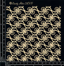 Dusty Attic Chipboard 6x6 - Scroll Delight Panel, DA2124