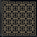 Dusty Attic Chipboard 12x12- Geo Panel